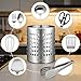 KSENDALO Small Stainless Steel Utensil Holder, SUS304 Silverware Utensil Drying Rack, Utility Sturdy Home Kitchen Daily Use Utensil Drainer for Countertop, Silver (5.32inch Tall)