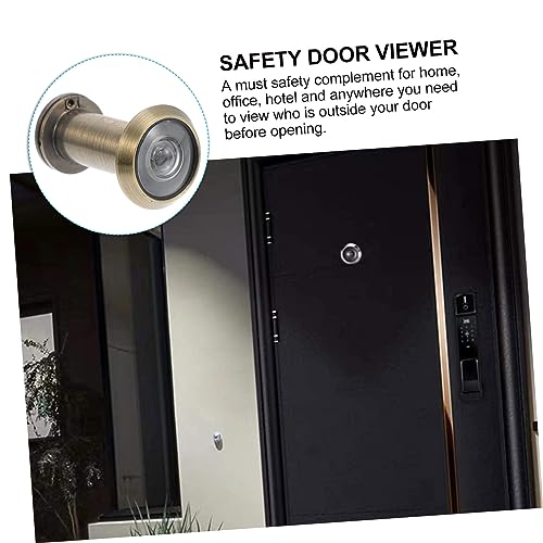 Mirilla de Seguridad para Puerta con Lente de Vidrio HD, Ángulo Amplio, Ojo de Gato Ajustable, Fácil Instalación para Casa miniatura 2