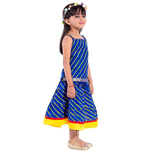 Image of DIAMO Ethnic Wear Traditional Style Lehenga Choli for Baby Girls