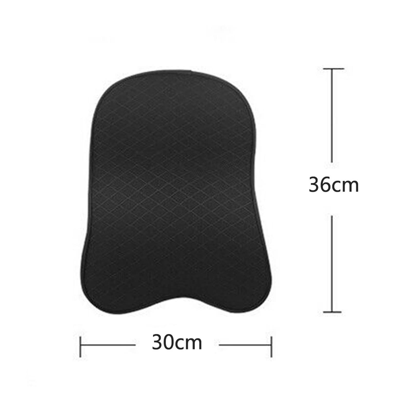 Confezione Da 1 Cuscino Poggiatesta Seggiolino Auto Cuscino Memory Foam Cuscino Collo Cuscino Supporto Nero Grande/Piccolo (opzionale) (Color : Small)