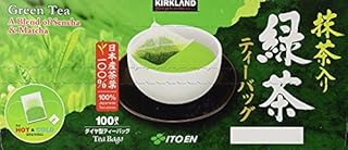 Kirkland Signature Ito En Matcha Blend, 100% Japanese Green Tea Leaves, 100 T...