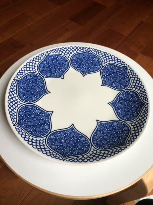 Arabiaアラビア／140周年記念プレート・Kaisu カイス 花柄