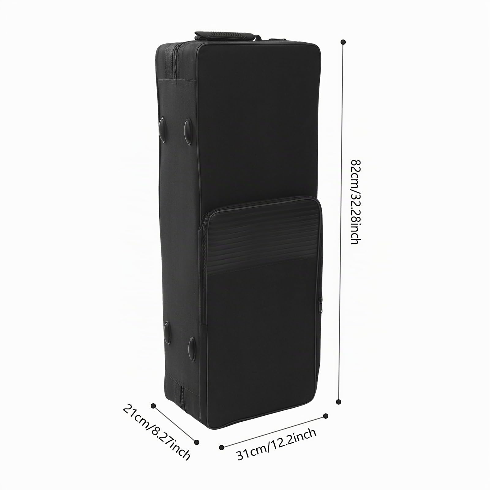 Étui pour saxophone ténor - 31 x 21 x 82 cm - Mallette portable pour différentes occasions telles que les spectacles et les voyages