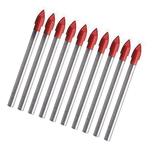 Brocas para taladro set 10 pcs 6mm para vidrio y cerámica miniatura 3