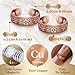 Copper Rings for Women,99.99% Pure Copper Magnetic Rings with 3500 Gauss Magnets, Jewelry for Women(Set of 2)