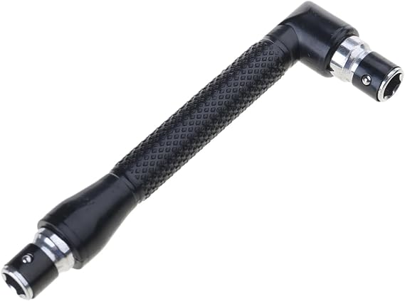 L Shape Socket Wrench Set Screwdriver 1/4inch L Shaped Extension Handle Double Head Socket Wrench Tool