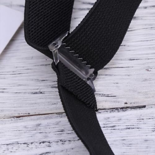 3pcs Kids Suspenders Necktie Set Solid Color Elastic Strap Braces Clip Buckle for Boys Adjustable Bowtie and Suspenders for Children2