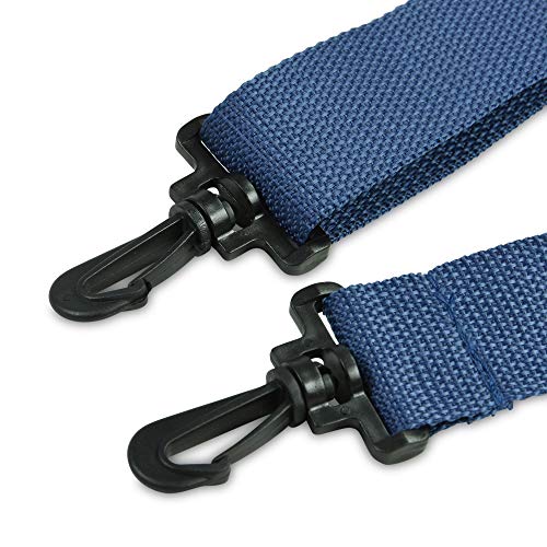 DALIX Premium Replacement Strap With Pad Laptop Travel Duffle Bag In Navy Blue