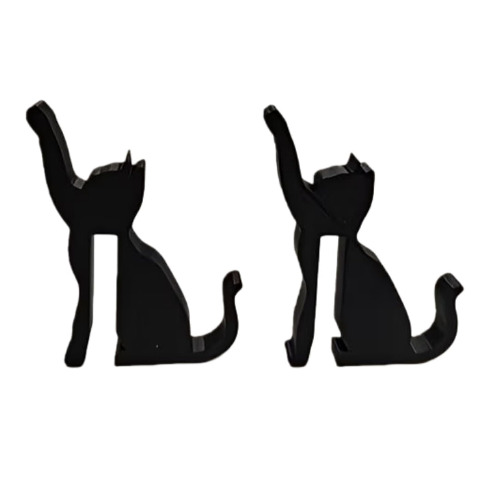 Kaeltsyn Black Polylactic Acid Door Mount Hook Featuring Lovely Pets Design Slip Proof Door Hanger