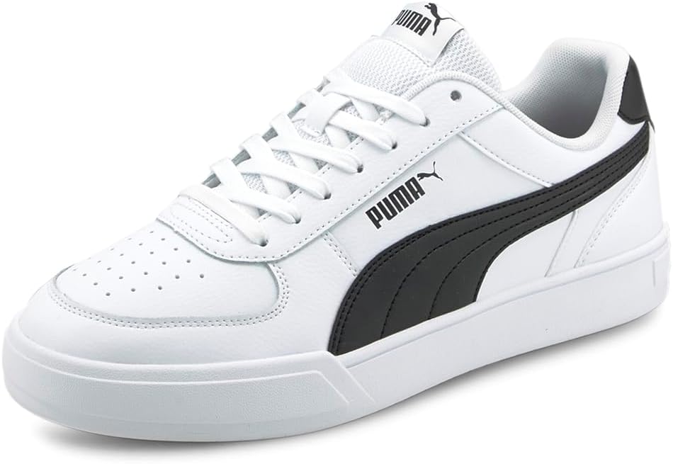 Puma Men's Caven Sneaker, White Black Black, 7.5 - Image 3