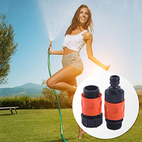 Hqmpc 20 Pieces Plastic Garden Quick Connectors Garden Hose Connector Hose Adapter 3/4" Ght Female And Male Couplers 3/4" Ght Female Males Male Nipples 4Sets(20Pcs Connectors) #TOP5