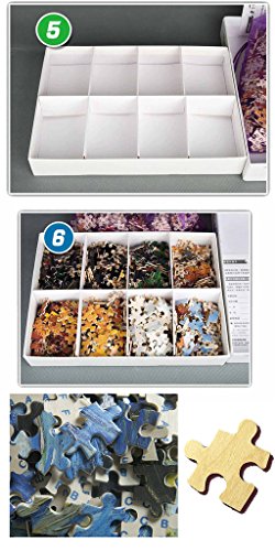 Pigbangbang A2010 Handmade Intellectiv Games Photomosaic Jigsaw Puzzle Box Basswood 29.5 X 19.6''Colorful Cartoon 1000 Piece Mural Home Decoration-Space Nebula Stars thumb #3