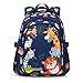 Kids Backpack for Boys Elementary Kindergarten Cute Lightweight zoo Dinosaur Preschool School Bag 16 inch Multifunctional Large Capacity Waterproof Durable Travel Backpack