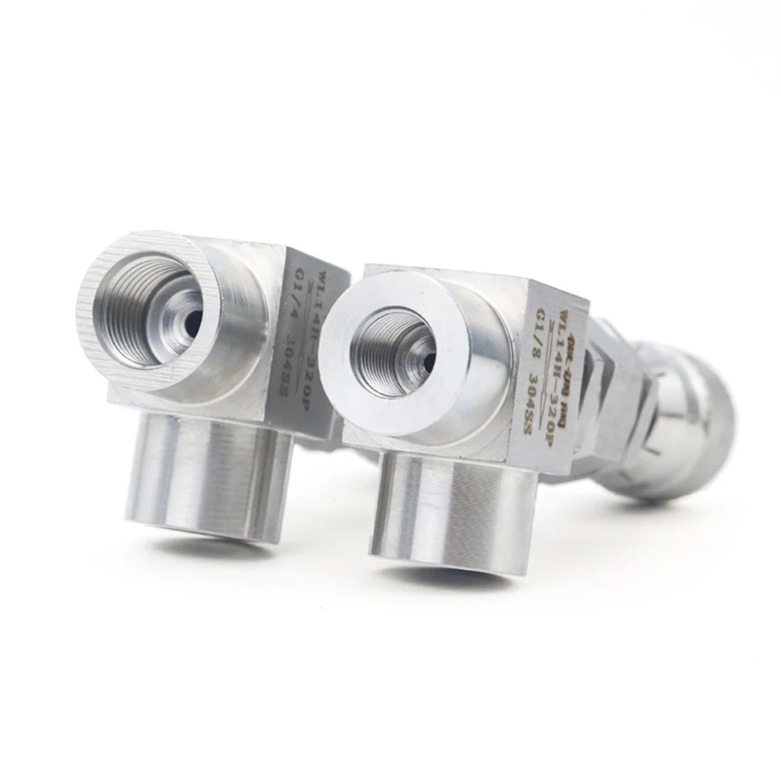 G 1/8 "1/4" 3/8 "NPT 1/2" válvula de Aguja de Acero Inoxidable 304 Controlador de válvula reguladora de Flujo de micromedición for Agua Gas Aceite(G Thread-High Precision-Straight,1/2 Inch)