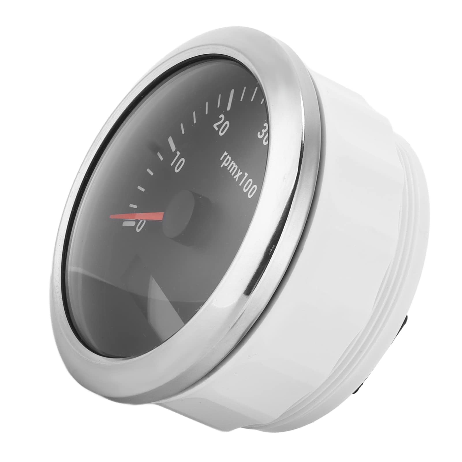 Tacómetro de 85 Mm, 0-6000 RPM, 9-32 V, IP67 Impermeable (BLACK)