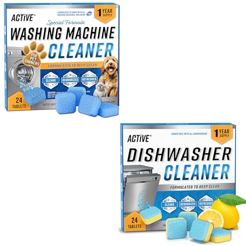 ACTIVE Washing Machine Cleaner for Pet Owners and...