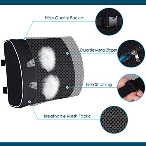 Kmall SEAT CUSHION AND LUMBAR BACK CUSHION Coccyx Seat Cushion And Lumbar Support Pillow thumb #3