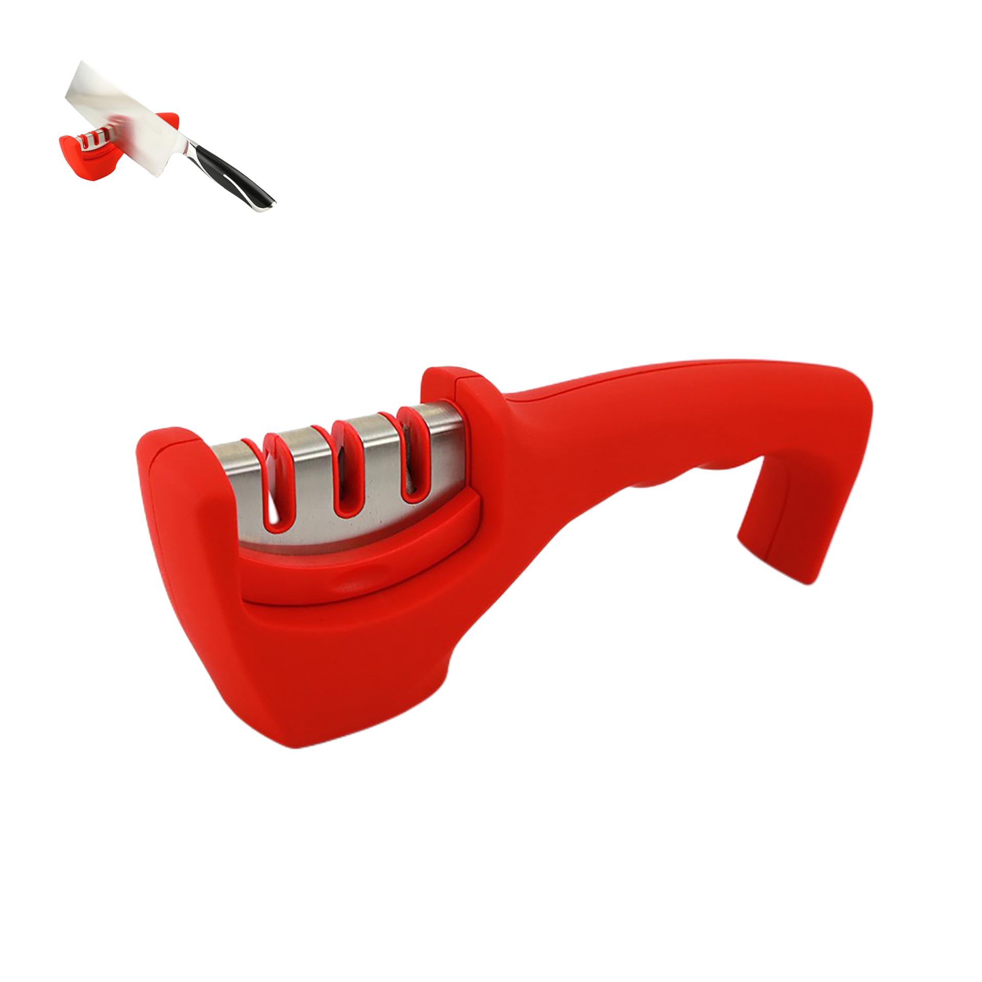 Sharpener Manual Blade Sharpener 3 Stages Sharpening Tool for Polish Sharpen Kitchen Knives Outdoor Knives Knife Sharpener to