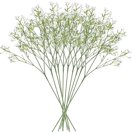 Fleurs artificielles de gypsophile réglables et réutilisables à structure stable - 2
