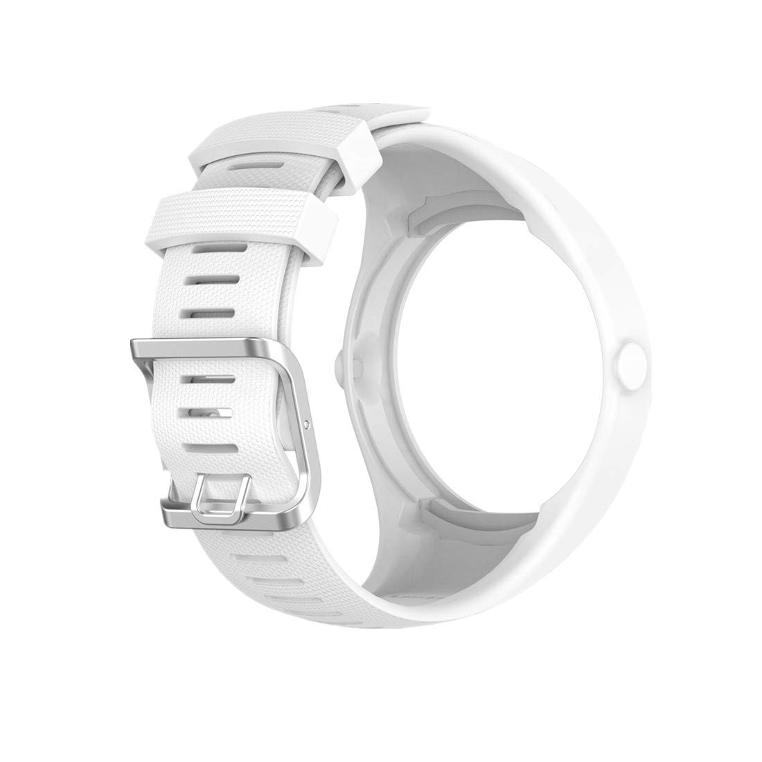 HuwokxixWatch Strap Compatible with Polar M200,Adjustable Silicone Sports Strap Replacement Band for Polar M200 Smart Watch