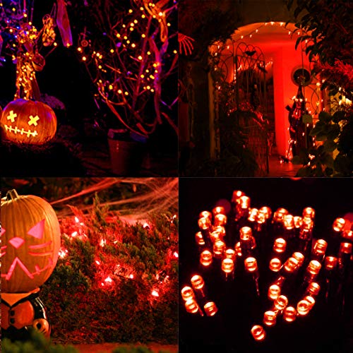 image for Twinkle Star 66ft 200 LED Halloween String Lights UL Safe Certified Ou
