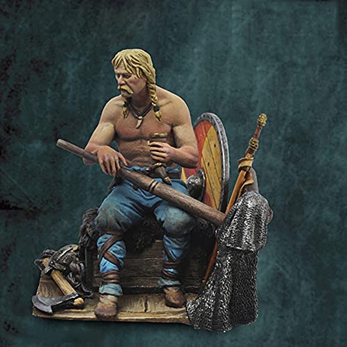 1/32 Hombre Antiguo Guerrero Sentarse con Espada Kits de Modelo de Figura de Resina en Miniatura gk sin Montar sin Pintar