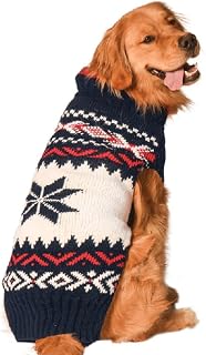 Chilly Dog Navy Vail Dog Sweater (XXX-Large)
