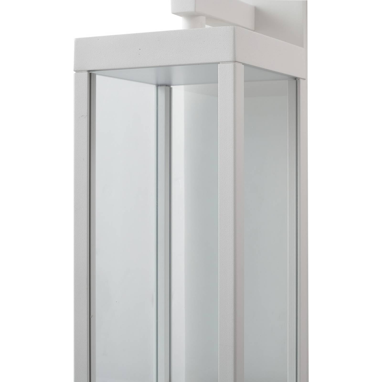 Lucande LED Lámpara de pared exterior Ferdinand (Moderno) en Blanco hecho Aluminio (1 llama, lámpara para exterior/fachada, casa terraza y balcón