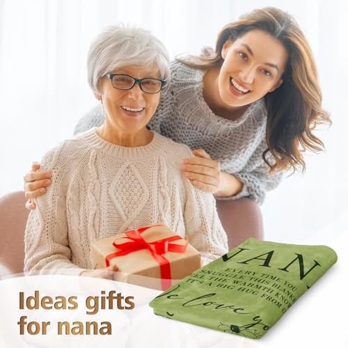 Nana-Gifts-Gifts-for-Nana-Grandma-Birthday-Gift-Grandma-Blanket-from-Grandkids-We-Love-You-Blanket-for-Mothers-Day-Christmas-60-x-80-Grass-Green Nana Gifts Gifts for Nana Grandma Birthday Gift Grandma Blanket from Grandkids We Love You Blanket for Mothers Day Christmas 60 x 80 Grass Green