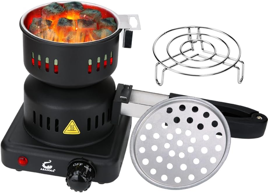 Amazon.com: ETL Approved Coal Burner, Coal Burners for Cubes Electric ...