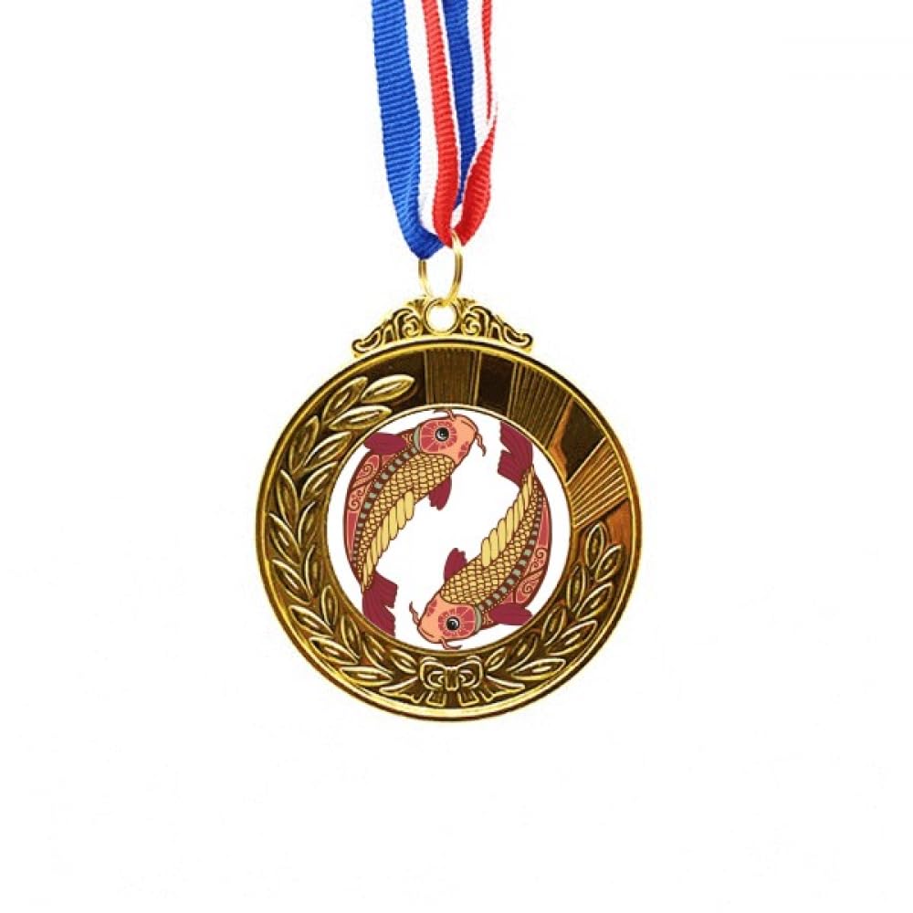 Cinta de oro de Piscis para decorar trofeos y premios del zodiaco 4