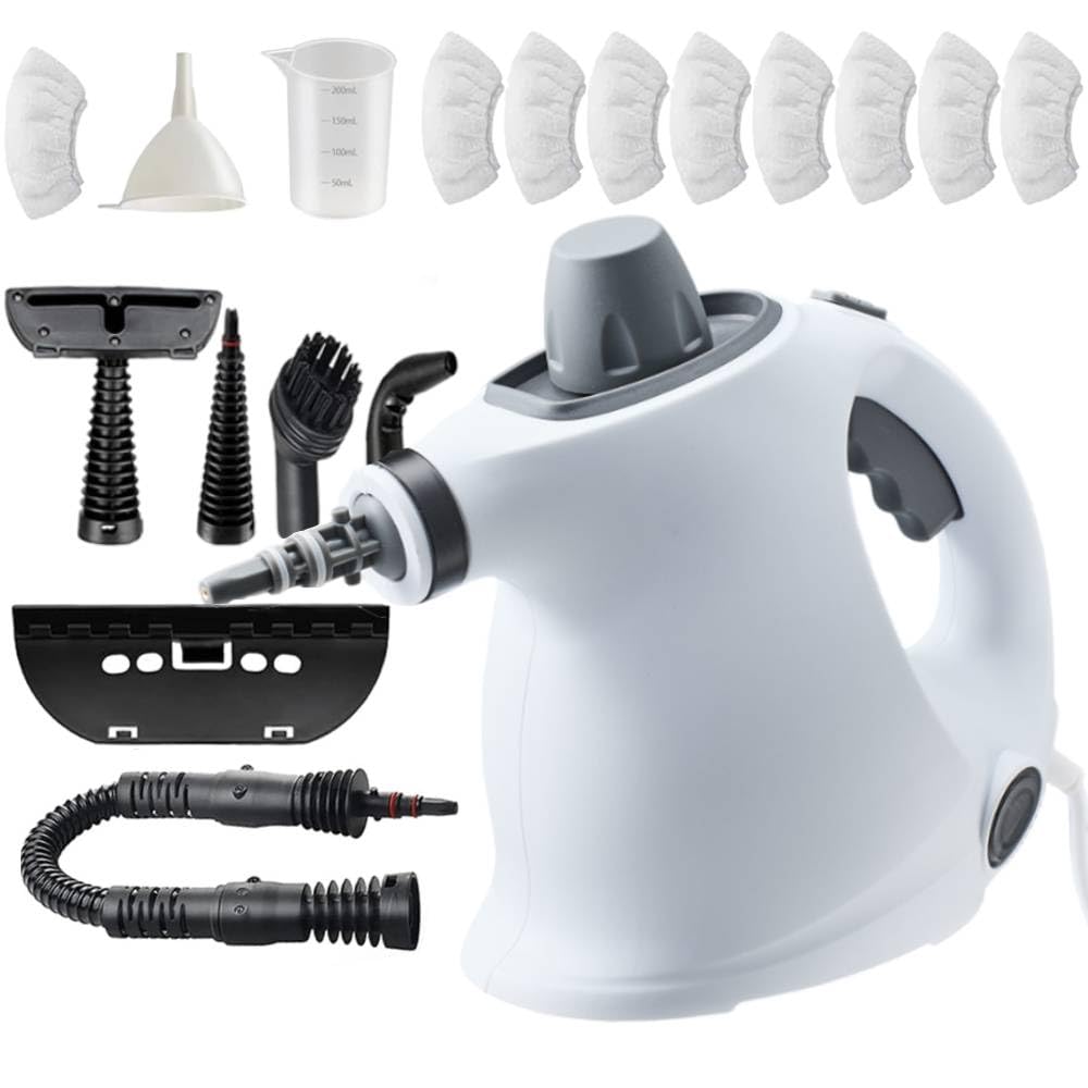 Saker Steam Cleaner for Home Cleaning 2026 Plus Handheld Portable Steamy Clean for Car Bathroom Kitchen Furniture Couch