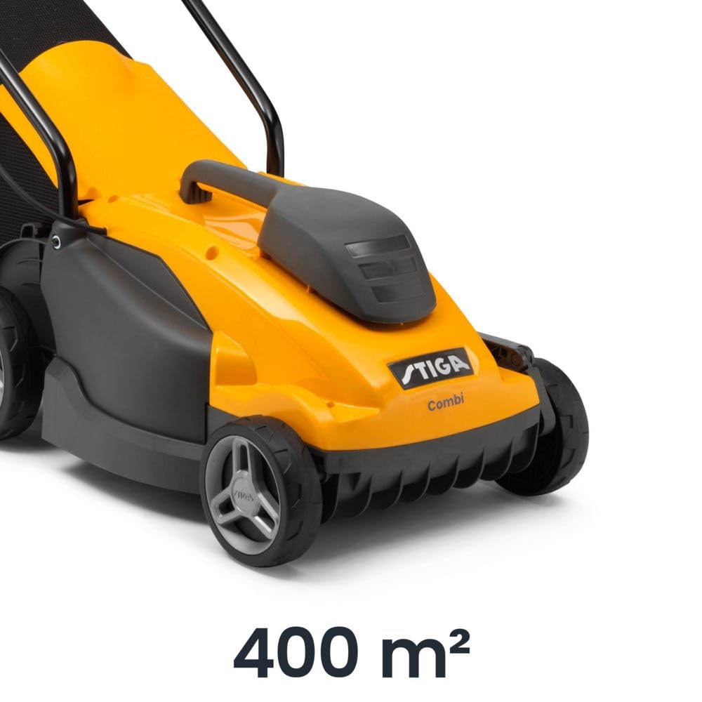 STIGA Cortacésped eléctrico Combi 336c, Ancho de Corte 34 cm, 1400 W, Bolsa colectora de 35 litros