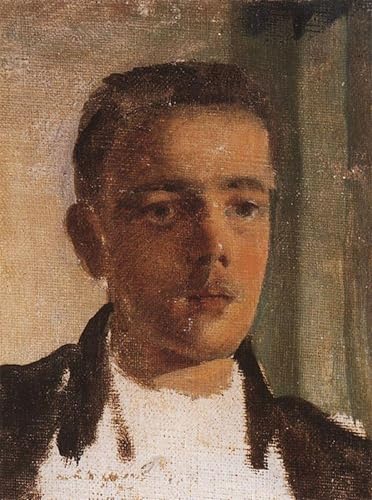 Impression d'art portrait S Dyagilev Konstantin Somov affiche toile 60x90