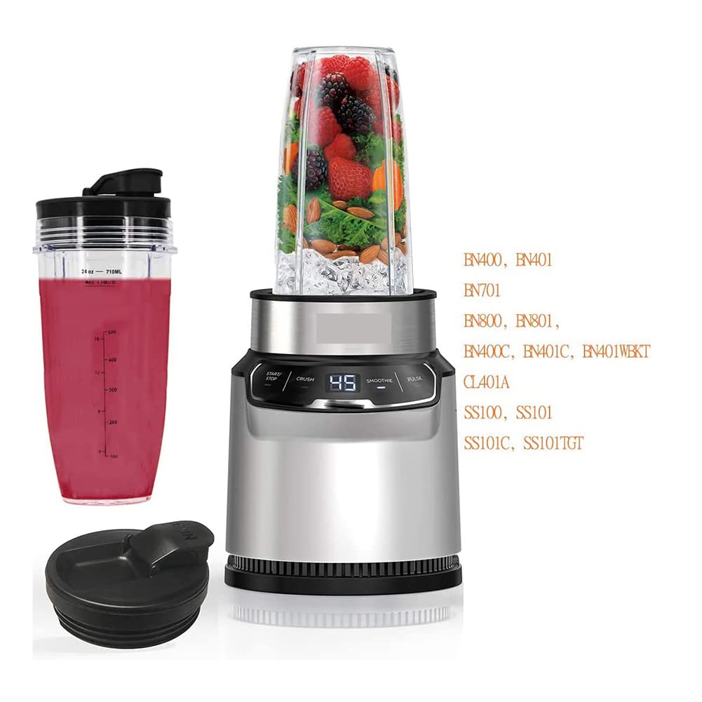 2 Vasos De Repuesto De 24 Oz Compatibles Con Licuadoras BN401, BN701