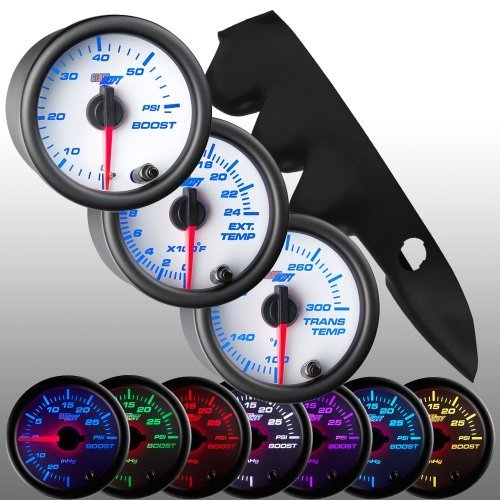 Amazon.co.jp GlowShift 0006 Chevy Duramax w/ Speaker Diesel Gauge Package w/ White 7 Color 60