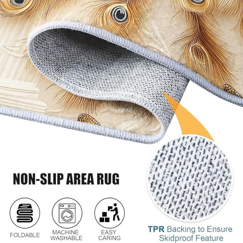 Tapis de salon antidérapant pour protéger les parquets - 7