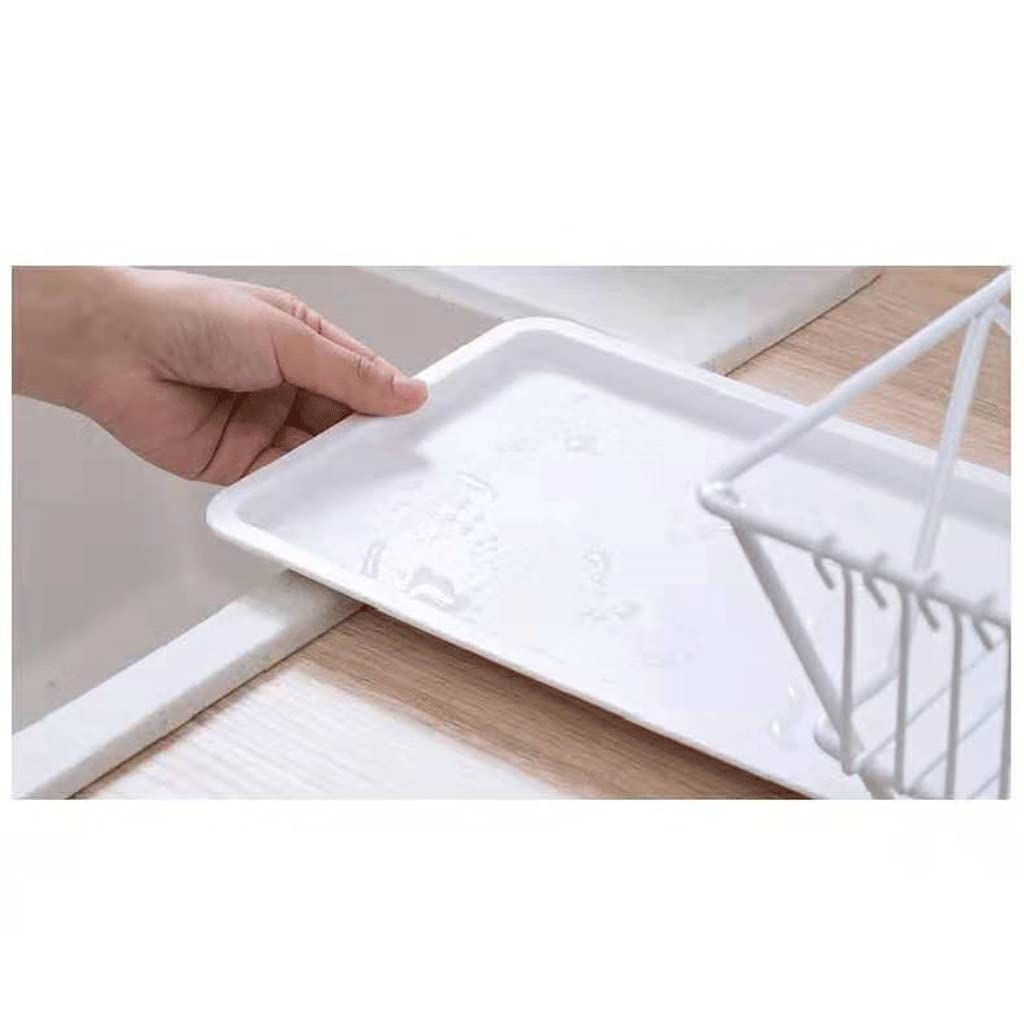 NEBE Escurreplatos Organizador de vajillas, Estante de Secado de Cubiertos, Taza de Plato de Cocina Taza de Secado, Estante de Secado Escurridor de Platos(B)