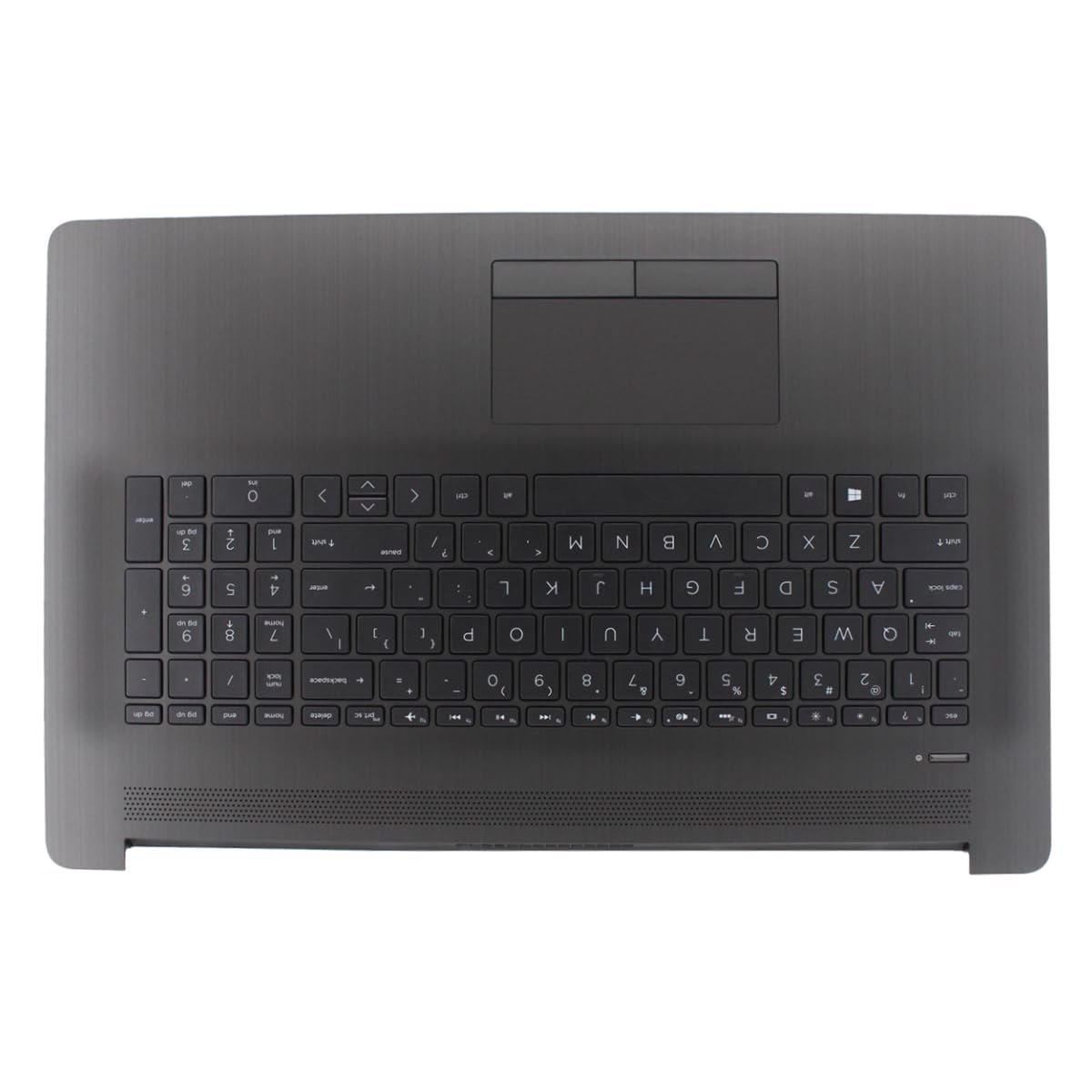 Black Palmrest Upper Case with Backlit Keyboard Without Touchpad L22750-001 for HP 17-by 17-CA 6070B1308103