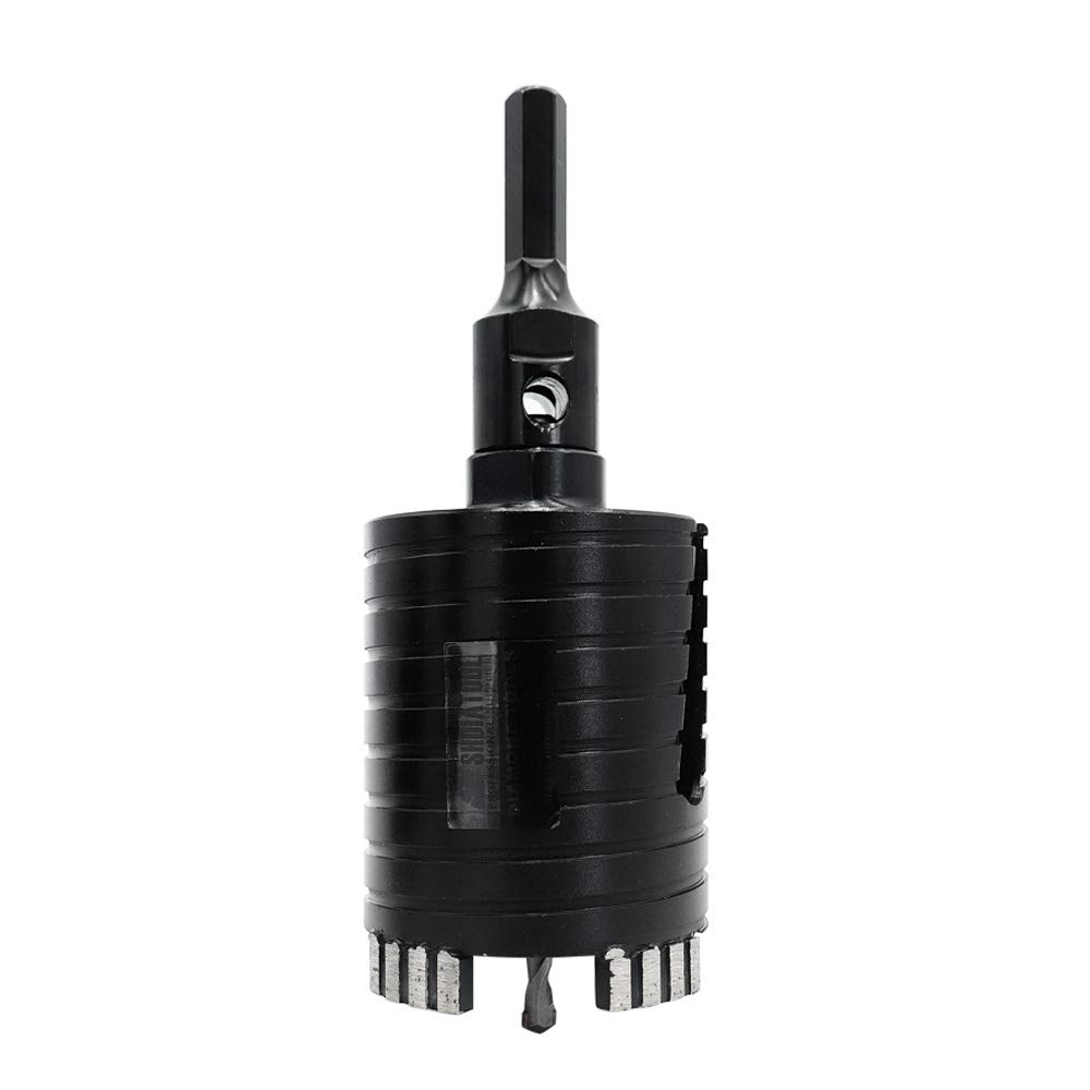 SHDIATOOL Brick Hole Saw for Concrete Granite Block Wall Marble Stones 68mm Diamond Center Drill Cor