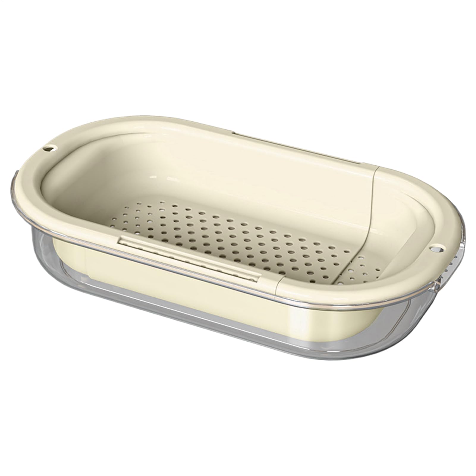 Passoire rétractable pour fruits et préparation de salade au design compact