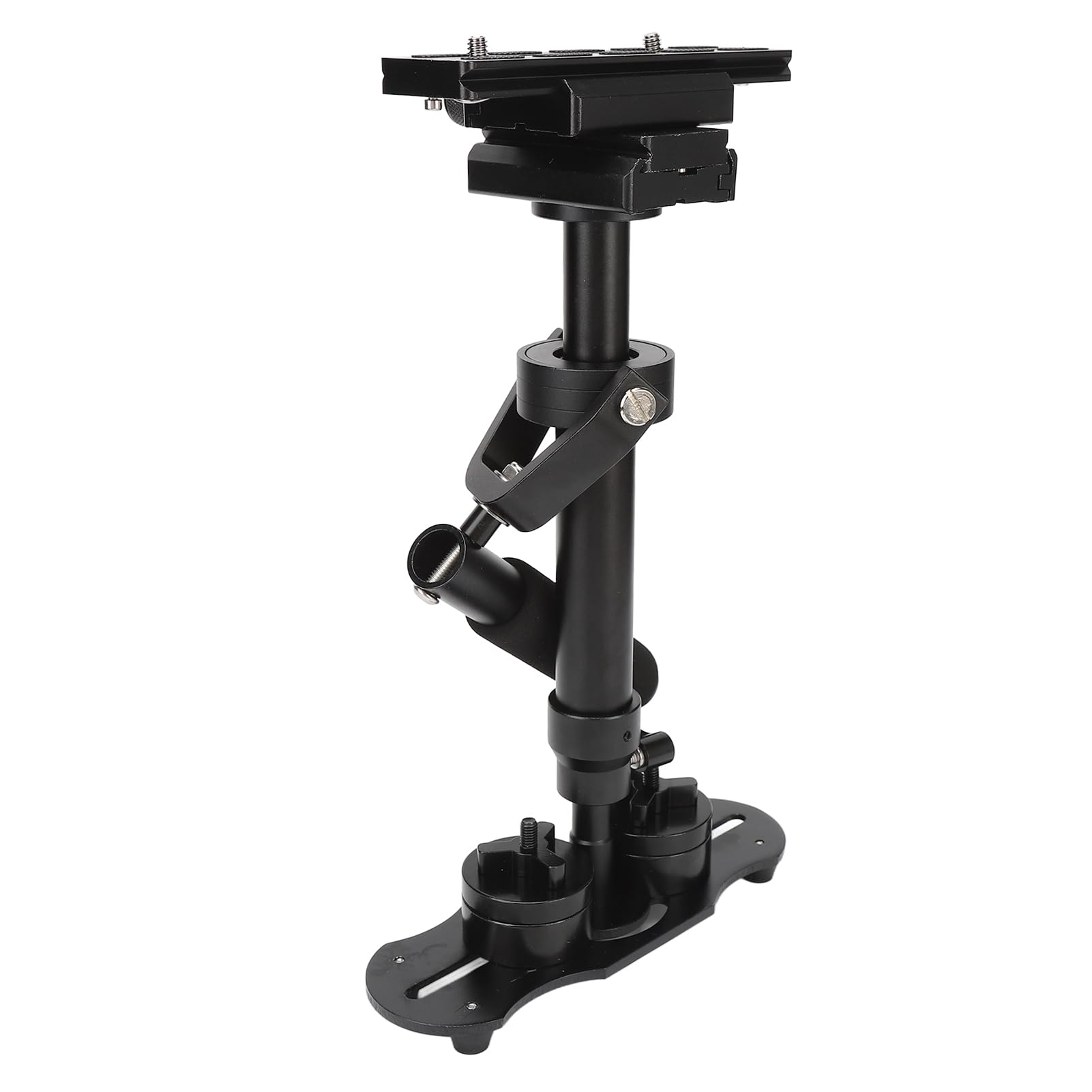 Estabilizador de Cámara de Vídeo Estabilizador Antivibración Portátil SLR Ligero de 3 Ejes para Grabación de Vídeo, Aleación de Aluminio, Extensión de 10 Cm de