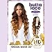 Sensationnel Butta Lace Hhm Wigs - Ocean Wave 30 Inch Human Hair Blend Extra Wide 5 Inch Parting Preplucked Hairline Glueless Lacefront (BALAYAGEGOLD)