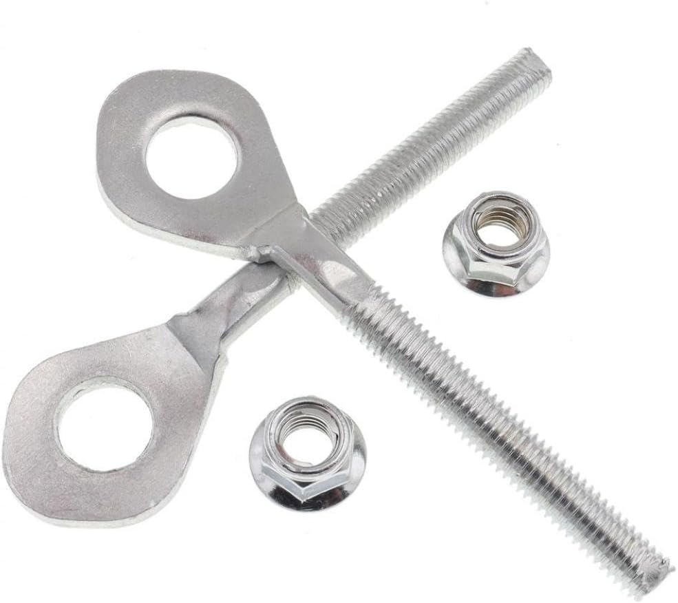 2Pcs 13mm Rear Wheel Axle Hole Chain Tensioner Adjuster Compatible With 110cc 125cc 140cc Dirt Pit Bike ATV Motorcycle Scooter Off Road Vehicles