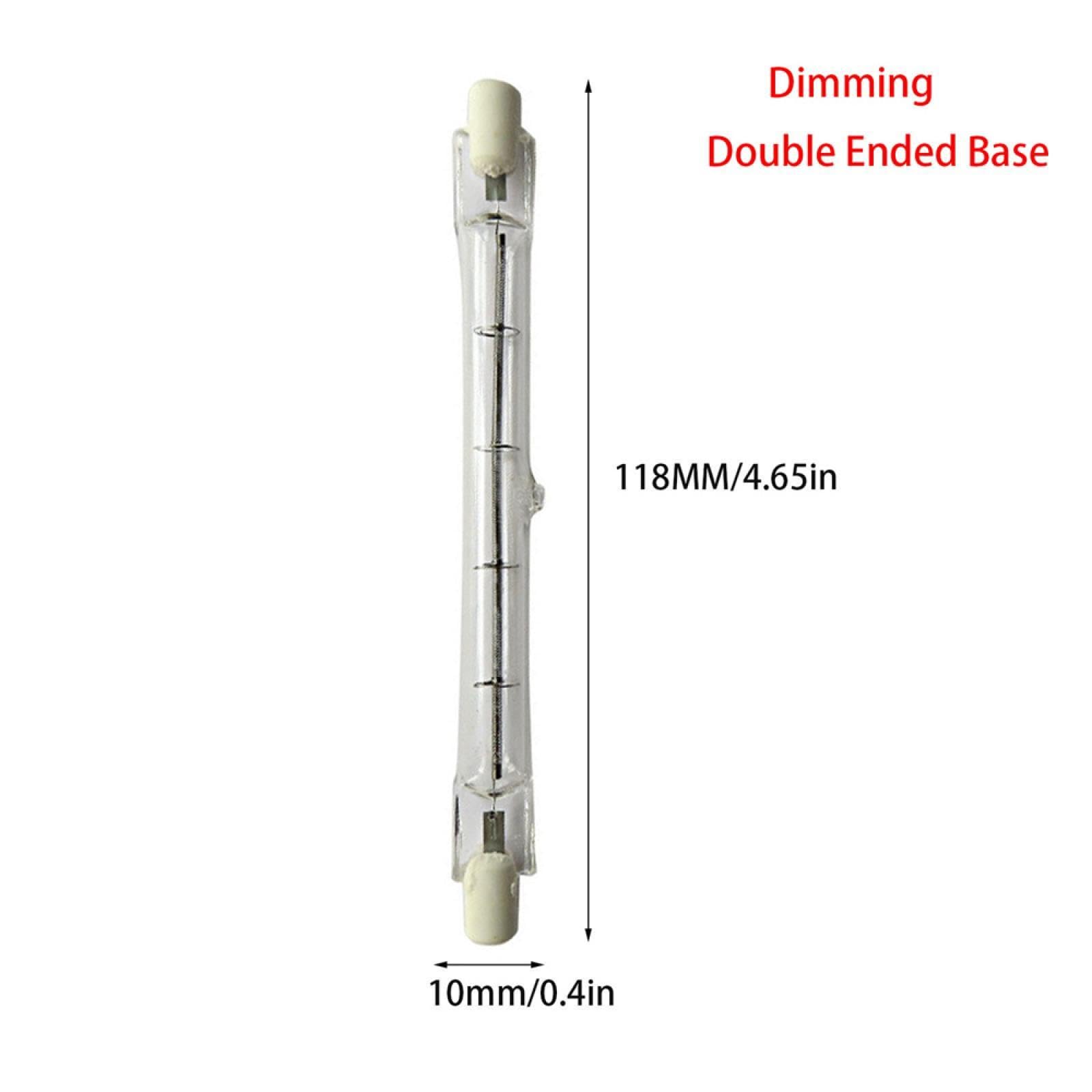 Halogenlampe R7S 118 mm 230 V 200 W 300 W 500 W R7s Halogenlampe linear dimmbar J118 J Typ Double Ended Base Floodlight Leuchtmittel 10 Stück 200 W