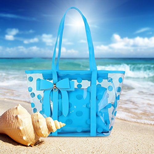 Image of Women's Clear Tote Bags Multi-Use Shoulder bag Handbag Beach bag Shopping Bag | Multi-Use