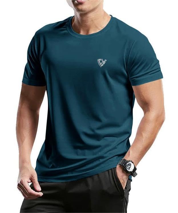 Image of Noble Monk Men's Regular Fit T Shirt |Half Sleeves |Round Neck | Casual T-Shirt for Me