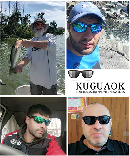 Kuguaok Polarized Sports Sunglasses For Men Driving Cycling Fishing Sun Glasses 100% Uv Protection Goggles #TOP3