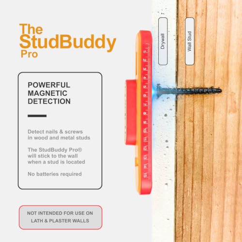 The Original StudBuddy Pro® Magnetic Stud Finder with Level Review product image