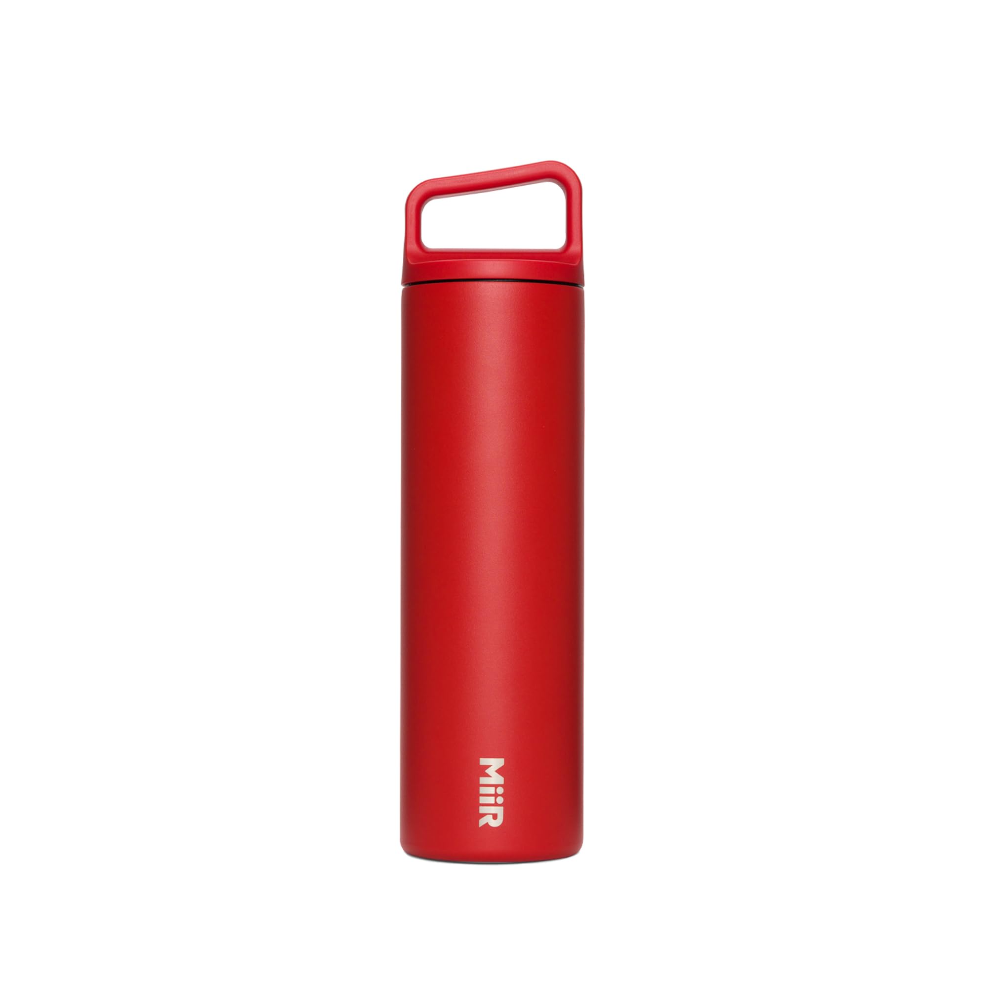 MiiR, Weithals-Trinkflasche, vakuumisoliert, auslaufsicher, Edelstahl-Konstruktion, Canyon-Rot, 590 ml